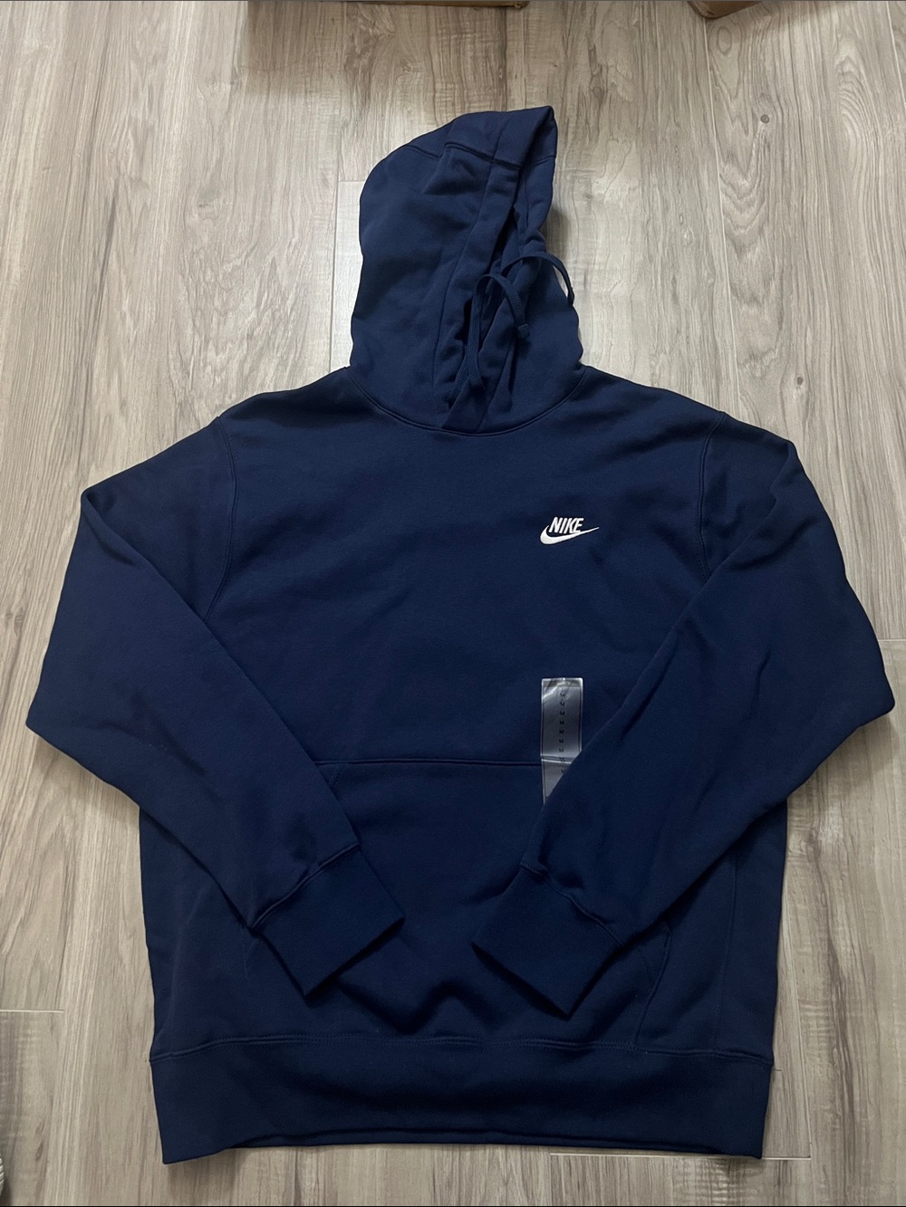 Nike swoosh Navy Hoodie